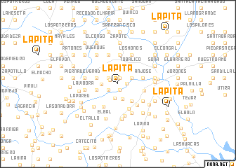 map of La Pita