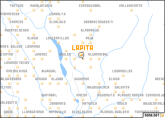 map of La Pita