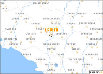 map of Lapita