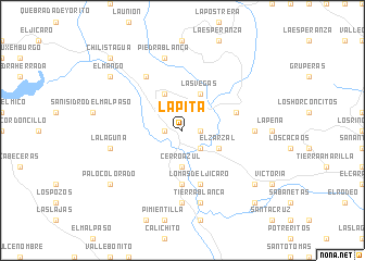 map of La Pita