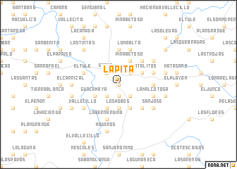 map of La Pita