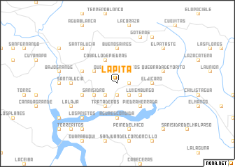 map of La Pita