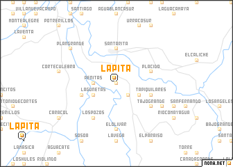 map of La Pita