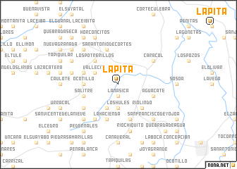 map of La Pita