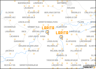 map of La Pita