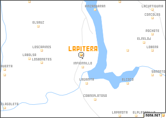 map of La Pitera