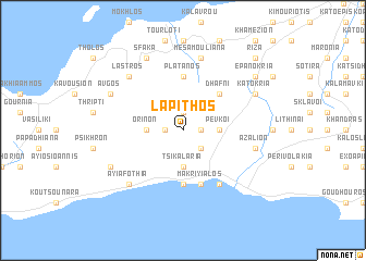 map of Lápithos