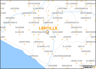 map of La Pitilla