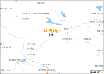 map of Lapitsa