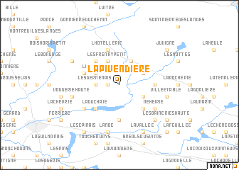 map of La Pivendière
