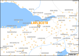 map of La Placeta