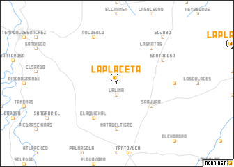 map of La Placeta