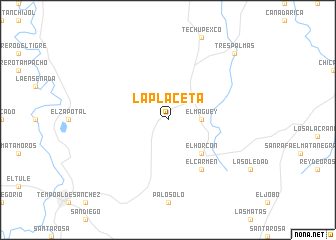 map of La Placeta