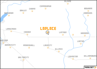 map of LaPlace