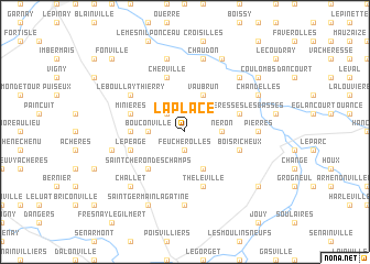 map of La Place