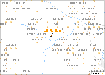 map of La Place