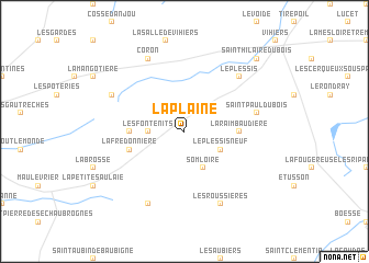 map of La Plaine