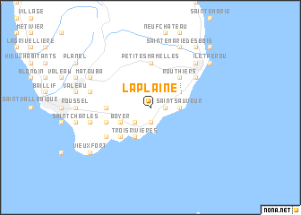 map of La Plaine