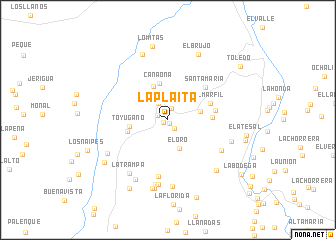 map of La Plaita