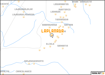 map of La Planada