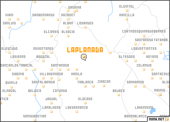 map of La Planada