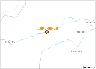 map of La Planada