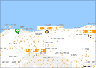 map of La Planicie