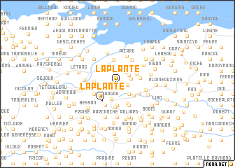 map of Laplante