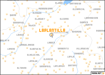 map of La Plantilla