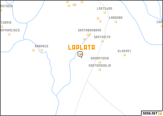 map of La Plata