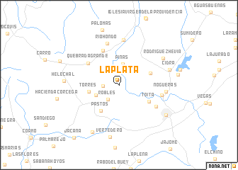 map of La Plata