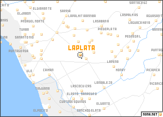 map of La Plata