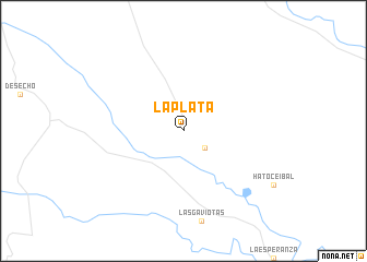 map of La Plata