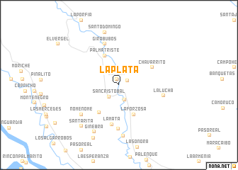 map of La Plata