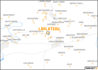 map of La Plateau