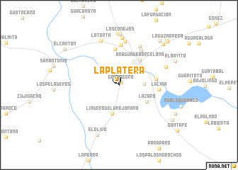 map of La Platera