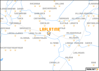 map of La Platina