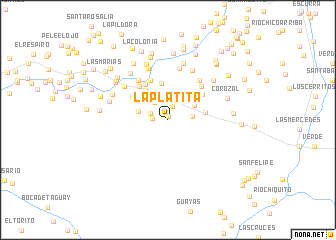 map of La Platita