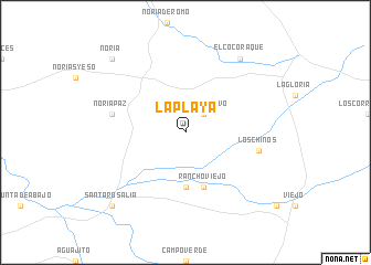 map of La Playa