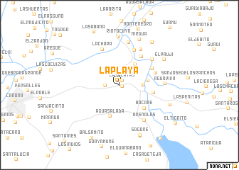 map of La Playa