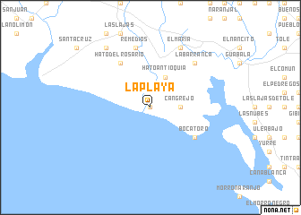 map of La Playa