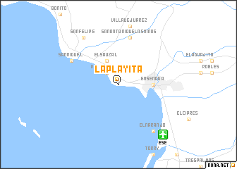 map of La Playita