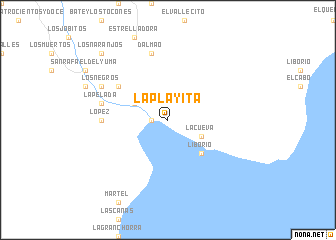 map of La Playita