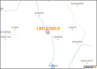map of La Plazuela