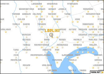 map of Lapliki