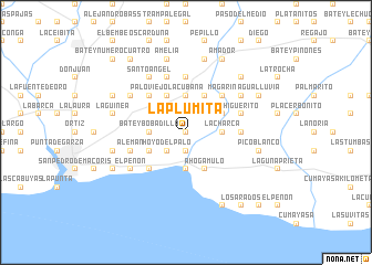 map of La Plumita