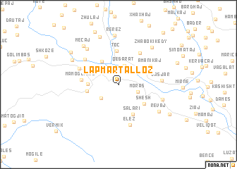 map of Lap-Martalloz