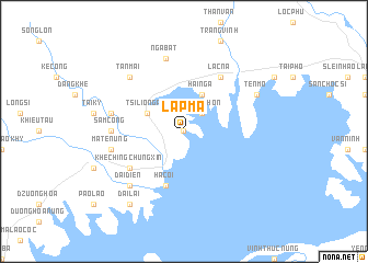map of Lập Mã