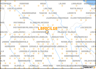 map of La Pocilga