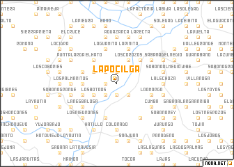map of La Pocilga